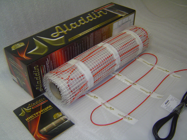 Теплый пол Aladdin кабельный мат 10м,кв, 1500Вт HMT-10-1500 ТЦ Евроремонт