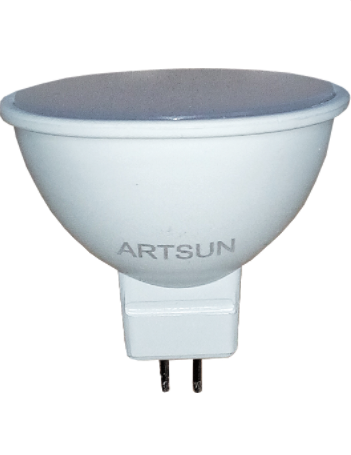 Лампа светодиодная ARTSUN LED MR16 8W GU5.3 6500K ТЦ Евроремонт