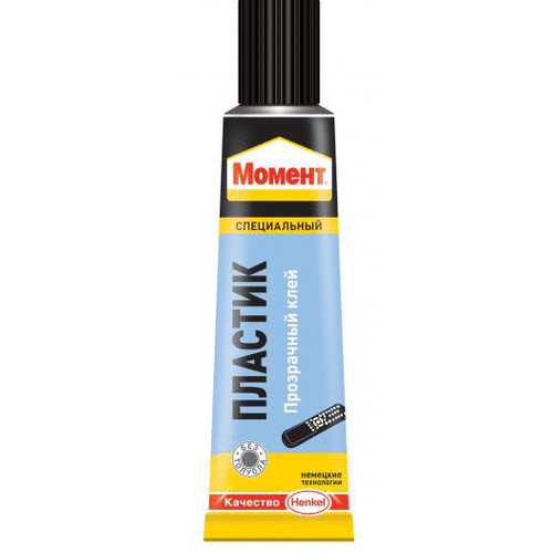 Клей "Момент Пластик" в шоубоксе30мл. ТЦ Евроремонт