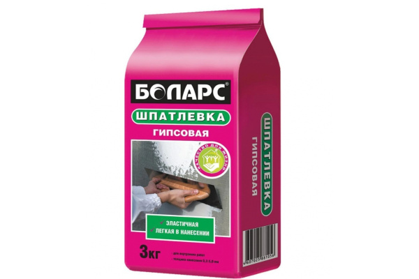 боларс шпатлевка гипсовая базовая (3кг) ТЦ Евроремонт