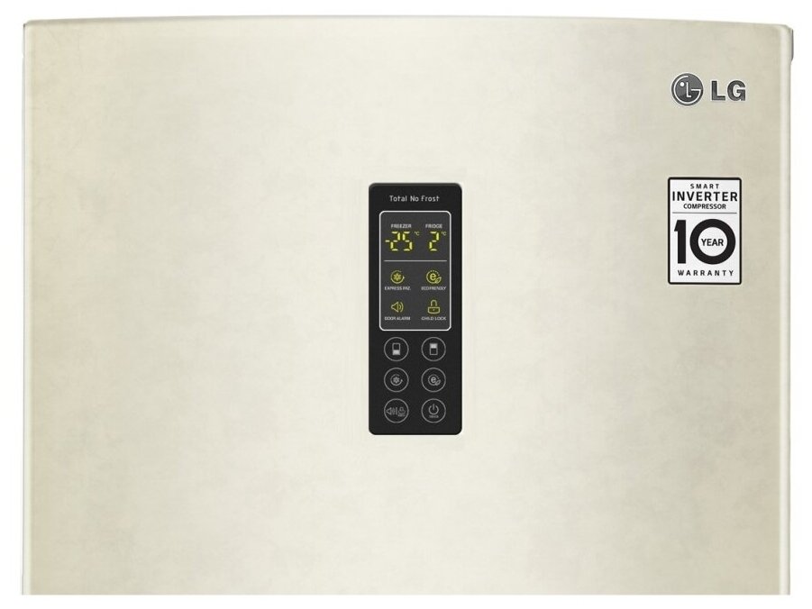 Холодильник LG GA-B419SEUL бежевый