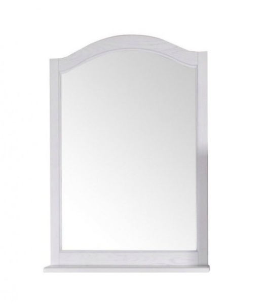 Модерн Зеркало 85 (Белый (Патина серебро)) ТЦ Евроремонт