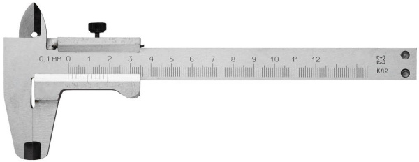 Штангенциркуль металический тип 1, 125мм ТЦ Евроремонт
