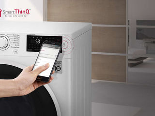 Стиральная машина LG F2M5WS4W цв.белый 6,5 kg