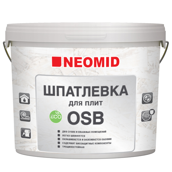 Неомид Шпатлевка для плит OSB (1,3 кг) ТЦ Евроремонт