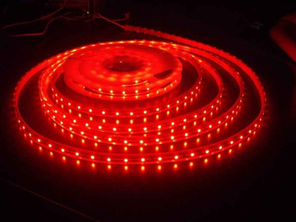 LED лента SMD 3528-60  IP22,5м красная (4,8Вт/м) ТЦ Евроремонт