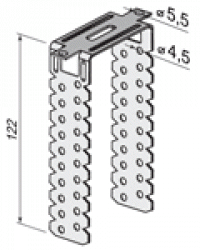 Подвес прямой П60 (0,7мм)  (150шт/уп) ТЦ Евроремонт