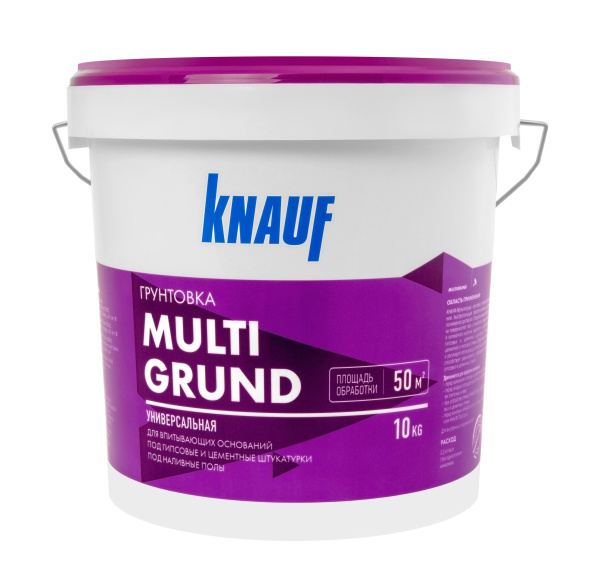 Мультигрунд 10 кг грунтовка д/впитывающих оснований "KNAUF" ТЦ Евроремонт
