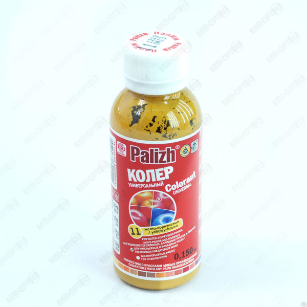 Колер-паста Palizh Стандарт Желто-корич. №11 0,1л ТЦ Евроремонт