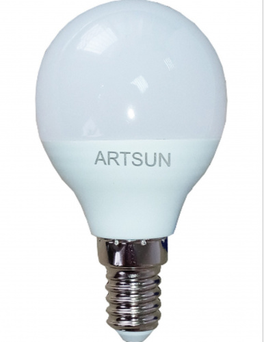 Лампа светодиодная ARTSUN LED Р45 7W E27 3000К ТЦ Евроремонт
