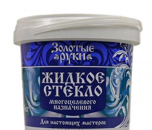 Жидкое стекло Золотые руки Д-53 3,0кг ТЦ Евроремонт