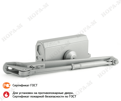 Доводчик 3S бол (до 80 кг) серый морозостойкий ТЦ Евроремонт