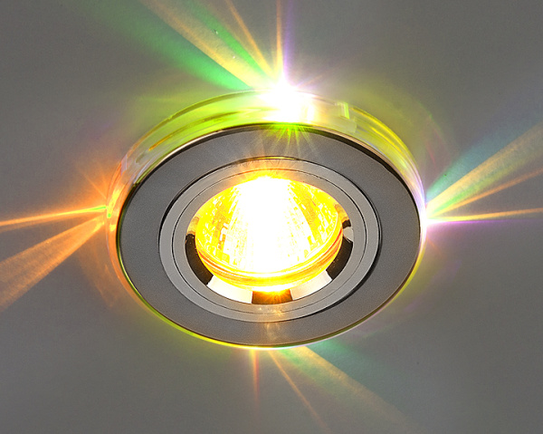 Свет-к потолочный 2060/2 хром/мультиподсветка  (SL/7-LED) SC ТЦ Евроремонт