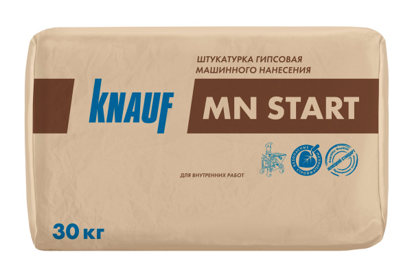 МН Старт (30кг) штукатурка гипсовая машинного нанесения (40шт) "KNAUF" ТЦ Евроремонт