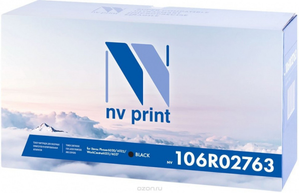 Картридж NVP совместимый NV-106R02763 Black для Xerox Phaser 6020/6022/ WorkCentre 6025/6027 (2000k)