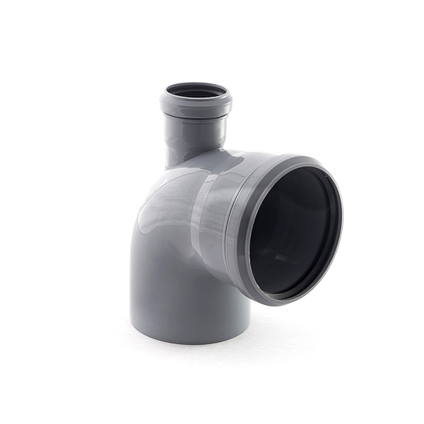 Отвод канализационный универсальный  с выходом (вверх) 110/50 87 град ТЦ Евроремонт
