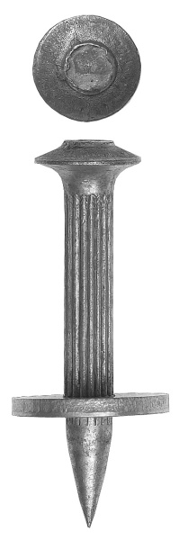 Дюбель гвоздевой, оцинкованный с насаженной шайбой в п/э пакете, 4,5x60мм, 10шт ТЦ Евроремонт