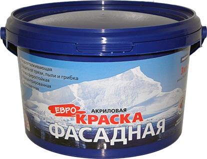 Краска фасадная 25кг, ВД Farbitex ТЦ Евроремонт