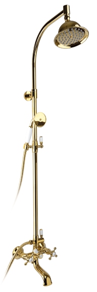 Душевая система Timo Nelson SX-1090 Gold (3х режимная)  ТЦ Евроремонт