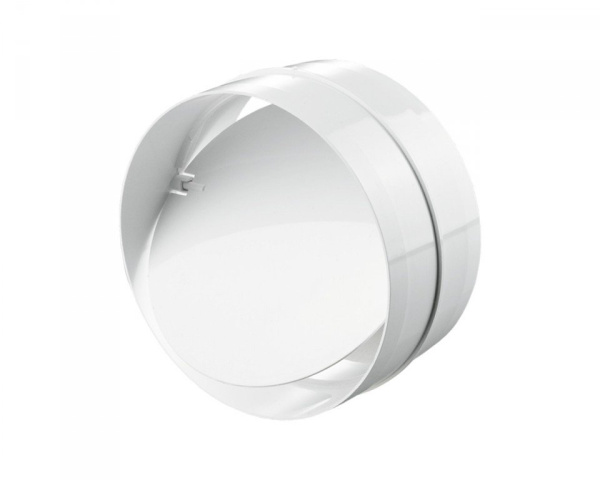 12,5СКПО Соединитель круглых каналов с клапаном 125 мм. 2121 ТЦ Евроремонт