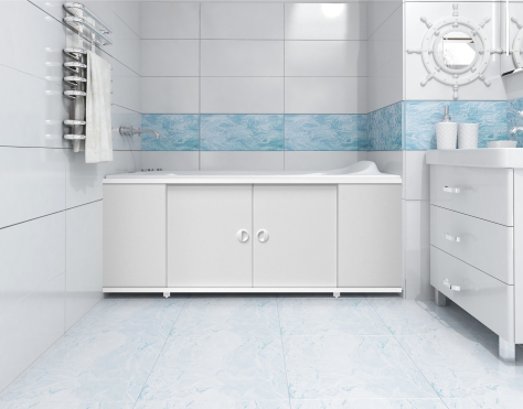 Экран-купе 1,49 (Белый) ТЦ Евроремонт